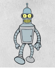 Kepurė Futurama Bender Kepurė Futurama Bender